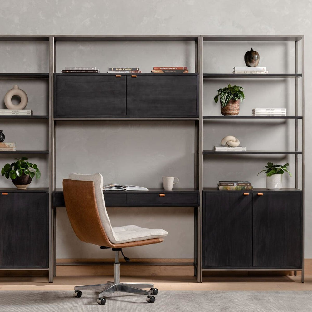 Tatum Modular Wall Desk With 2 Bookcases