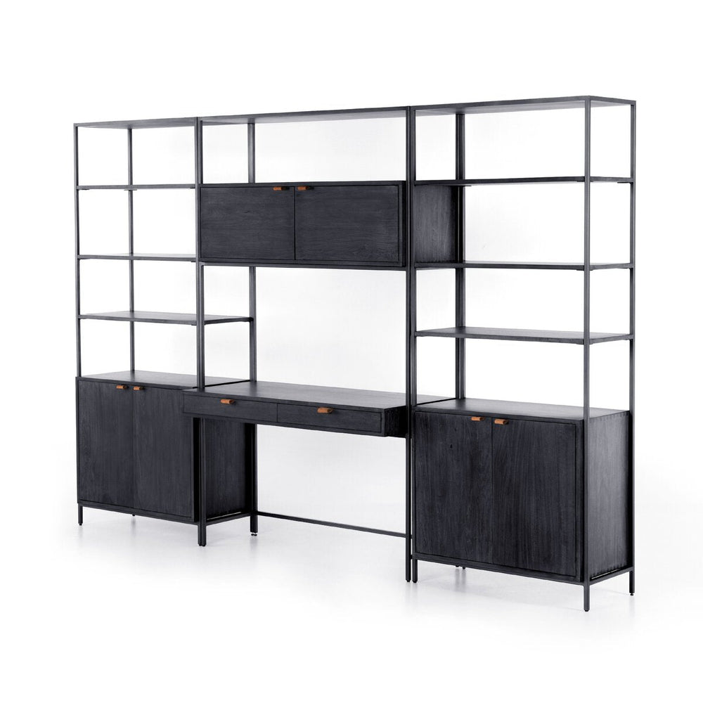 Tatum Modular Wall Desk With 2 Bookcases
