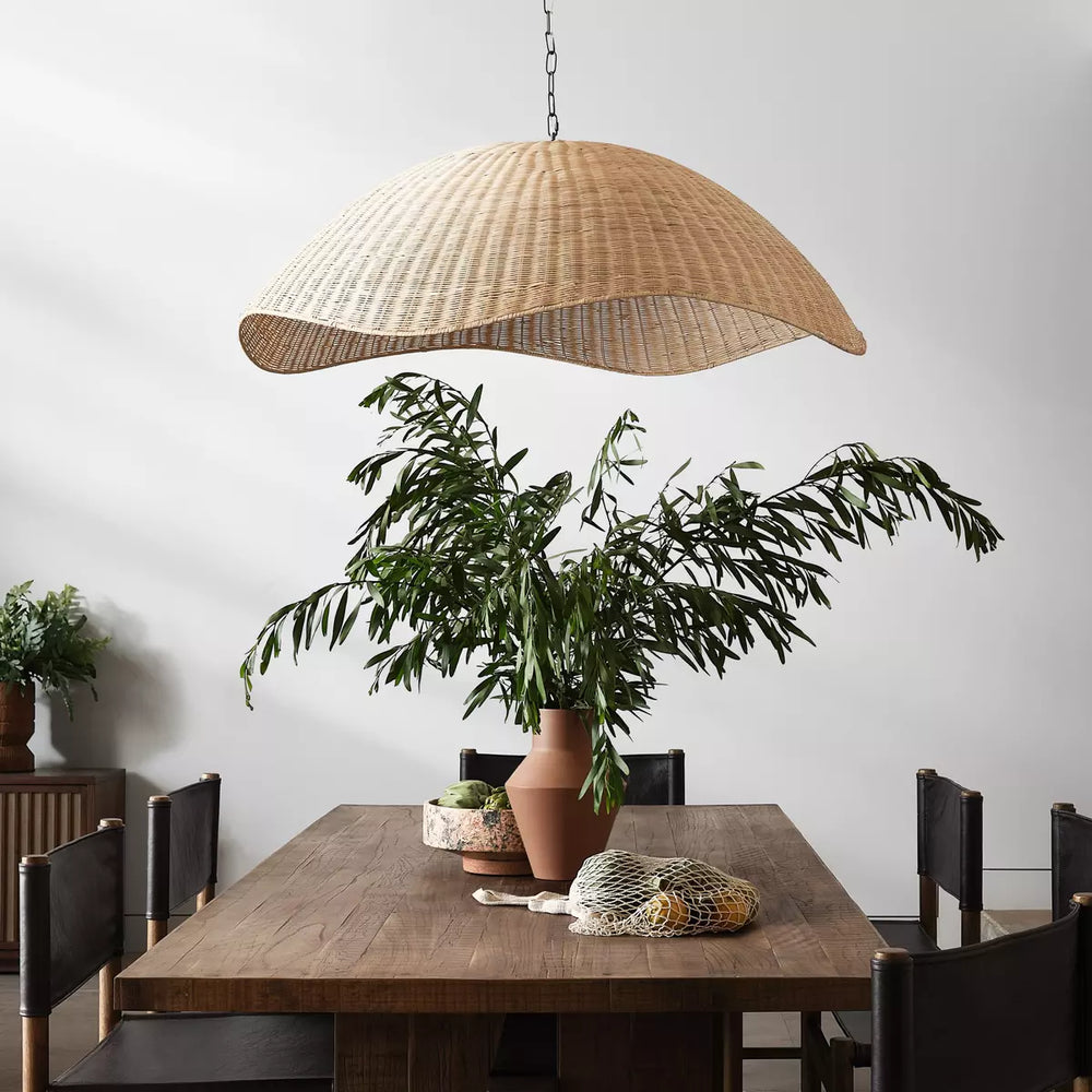 Oversized Rattan Pendant