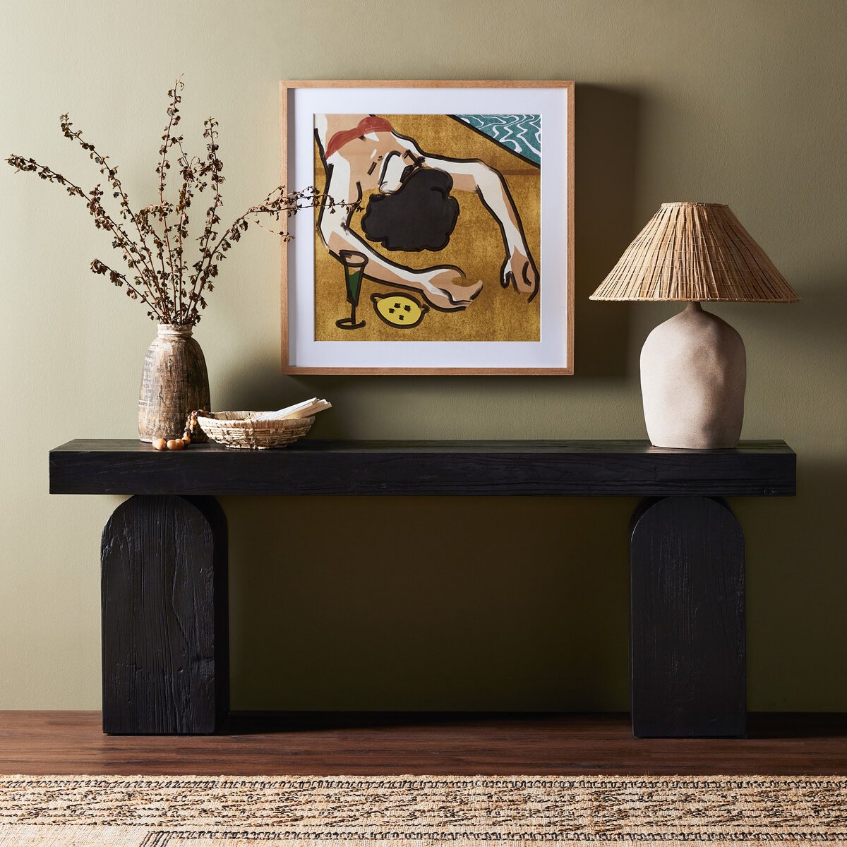 Keane Console Table, Black