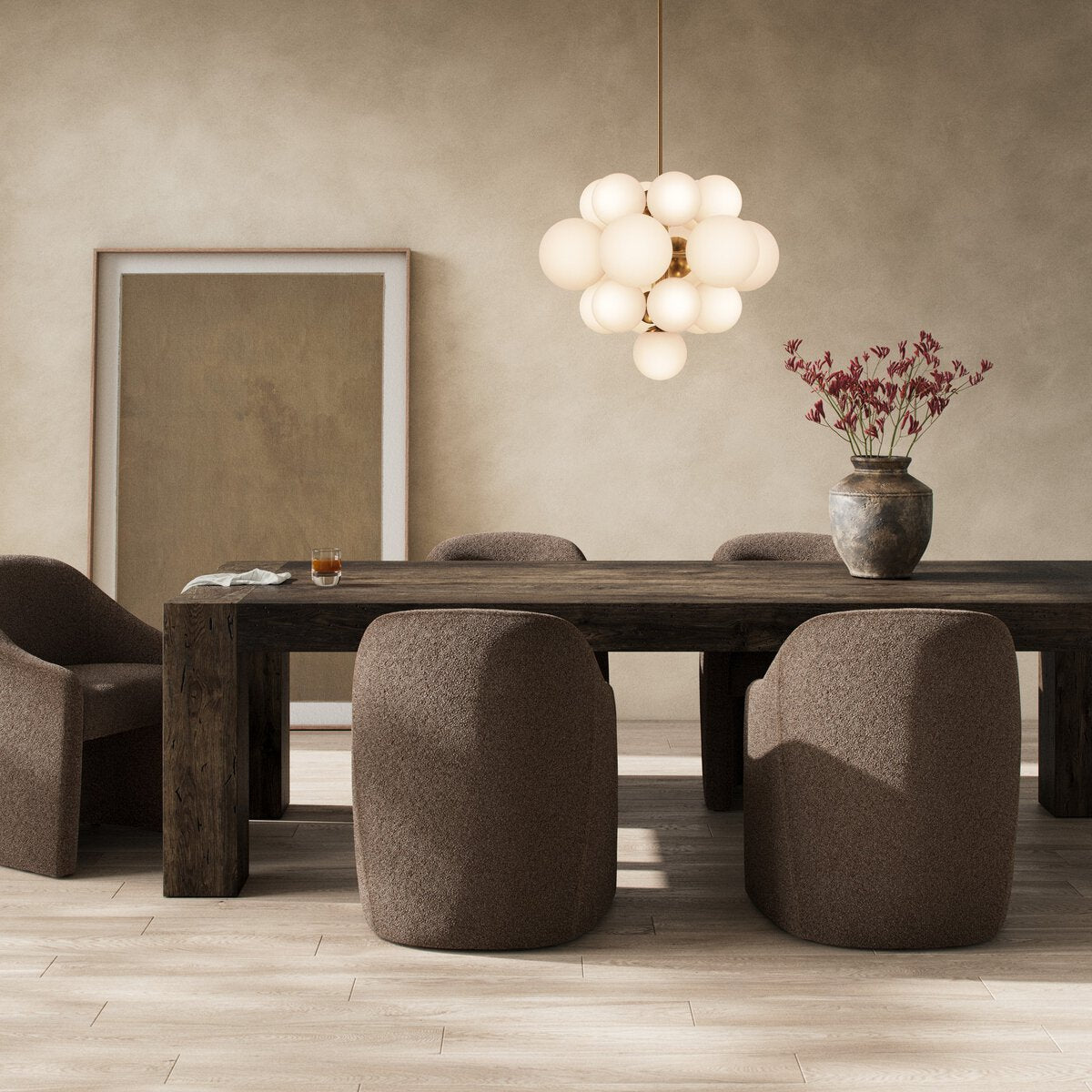 Aba 108" Dining Table, Ebony