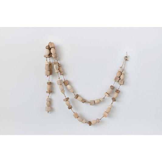 72"L Mango Wood Beads