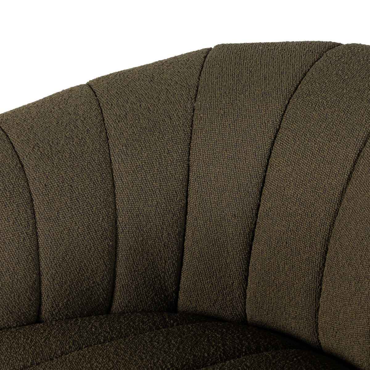 Elliana Swivel Chair, Performance Olive