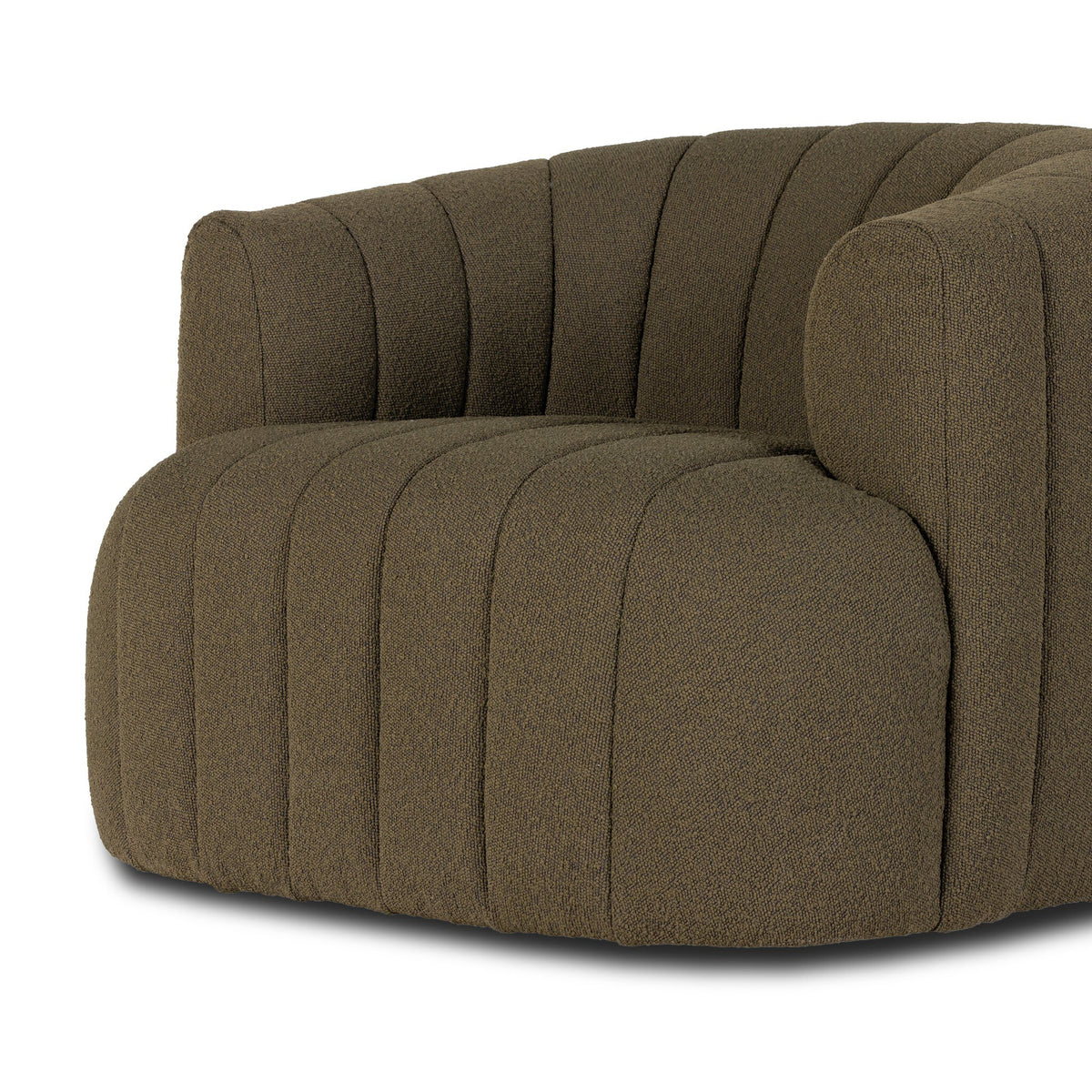 Elliana Swivel Chair, Performance Olive