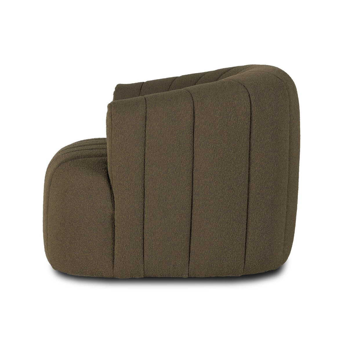 Elliana Swivel Chair, Performance Olive