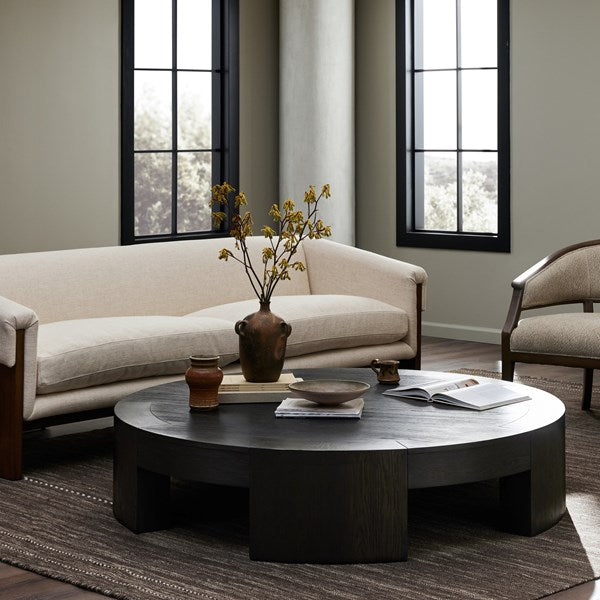 Shafer Coffee Table, Charcoal Oak