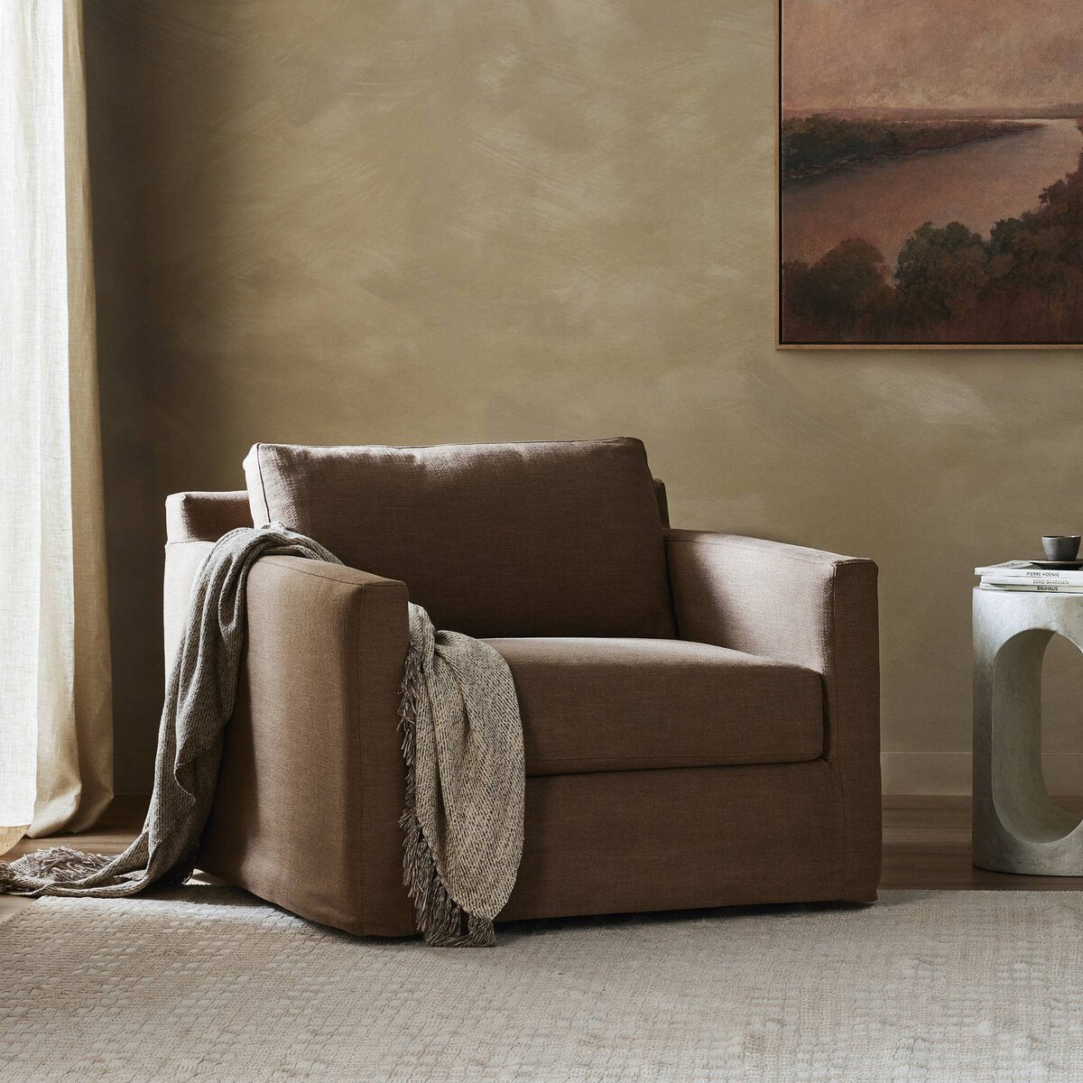 Hampton Swivel Chair, Cafe Performance