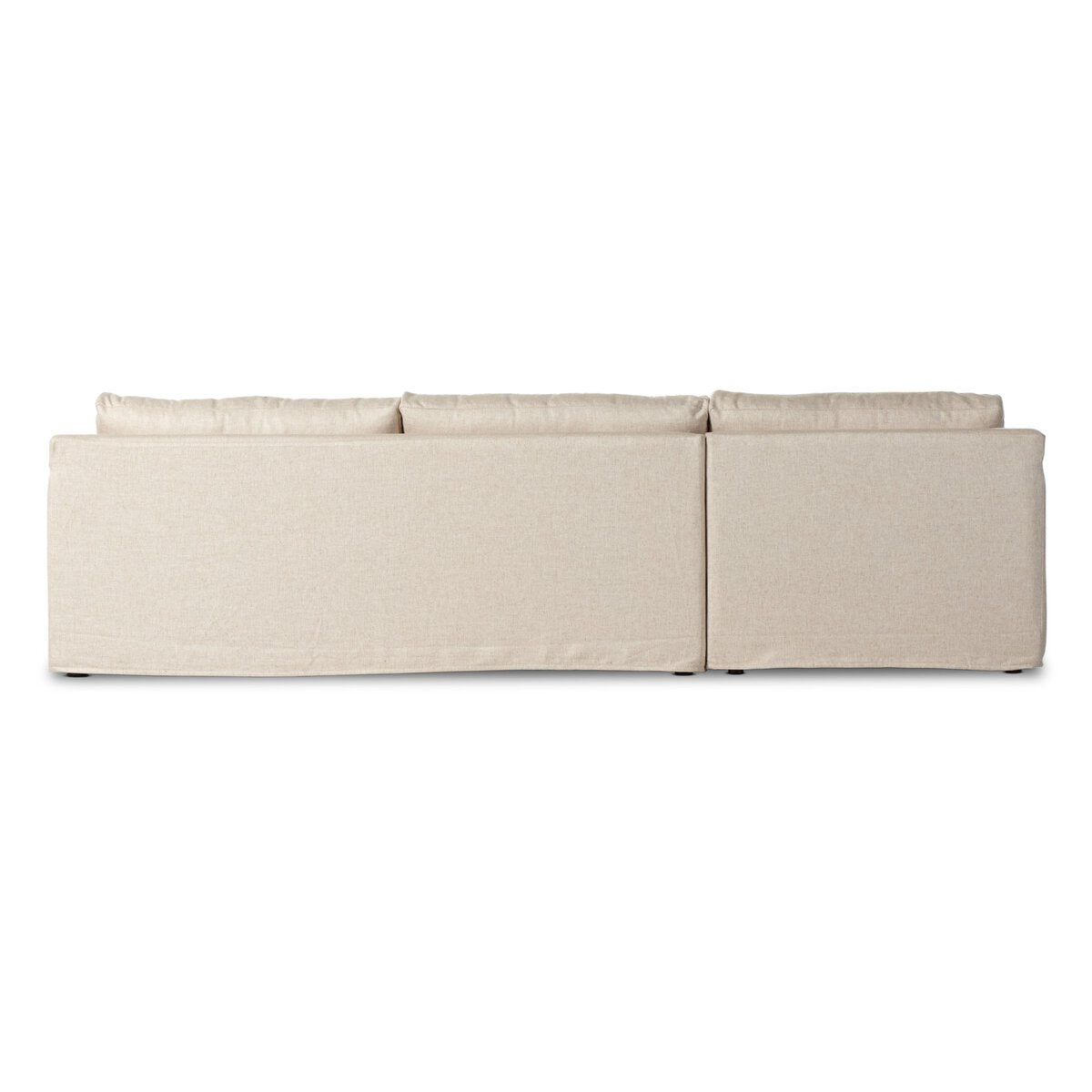 Hampton 113" Left Sectional, Performance Cream