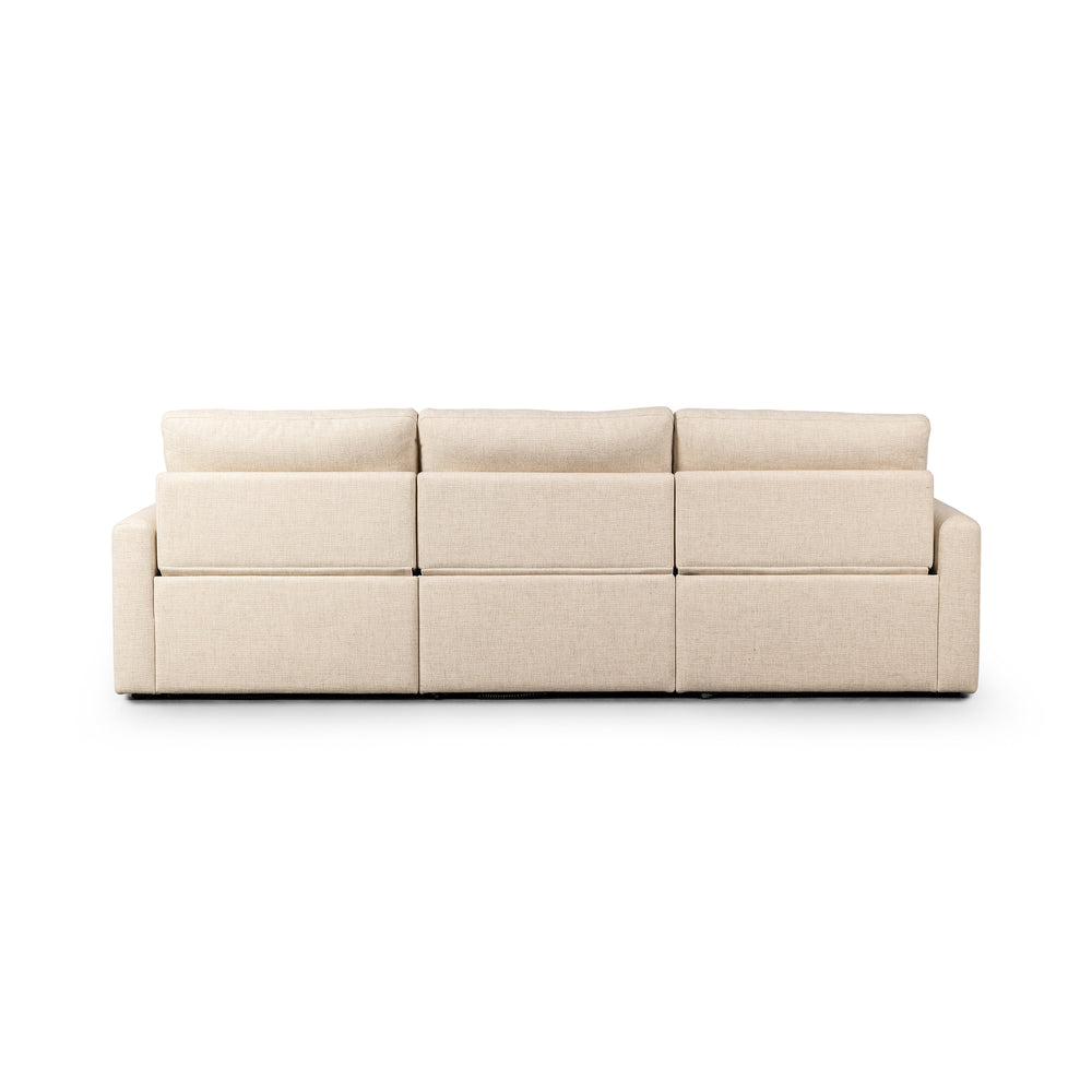 
                  
                    Tony Power Recliner Sectional, Natural
                  
                