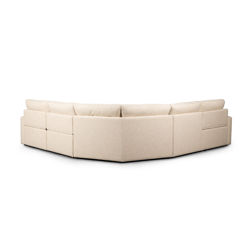 
                  
                    Tony Power Recliner Sectional, Natural
                  
                