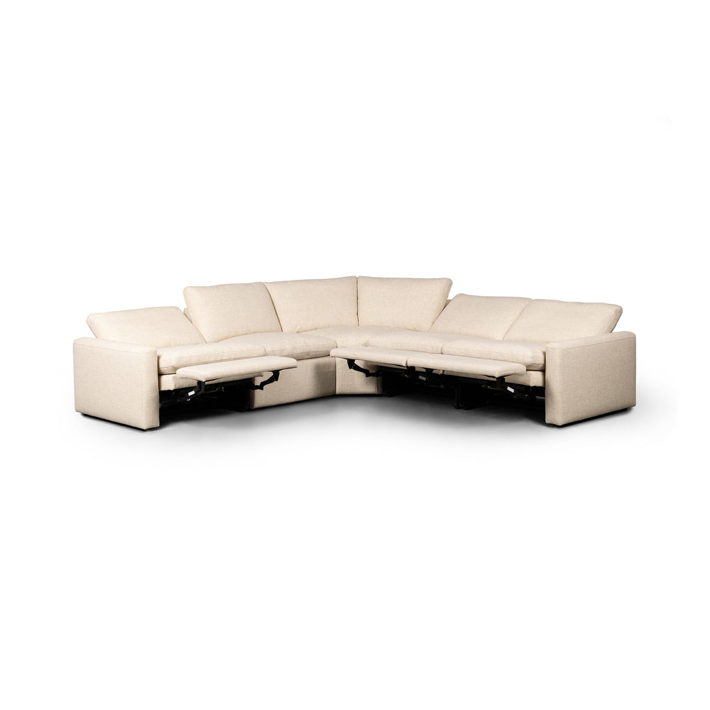 
                  
                    Tony Power Recliner Sectional, Natural
                  
                