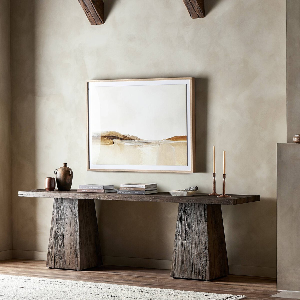 Atla 94" Console, Smoked Alder