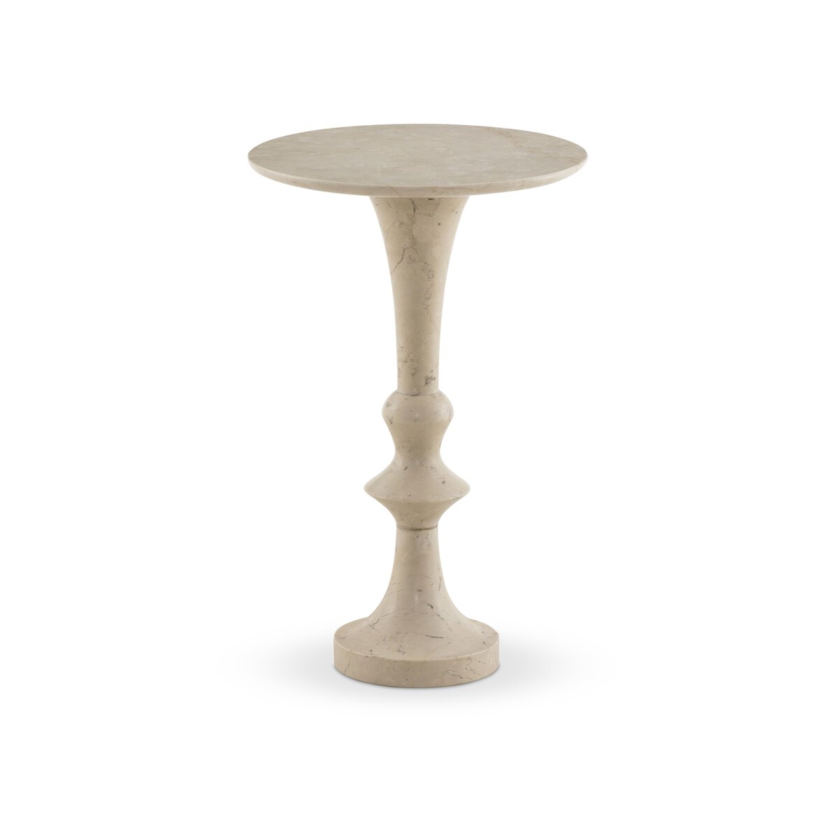 Percival End Table - Cream Marble