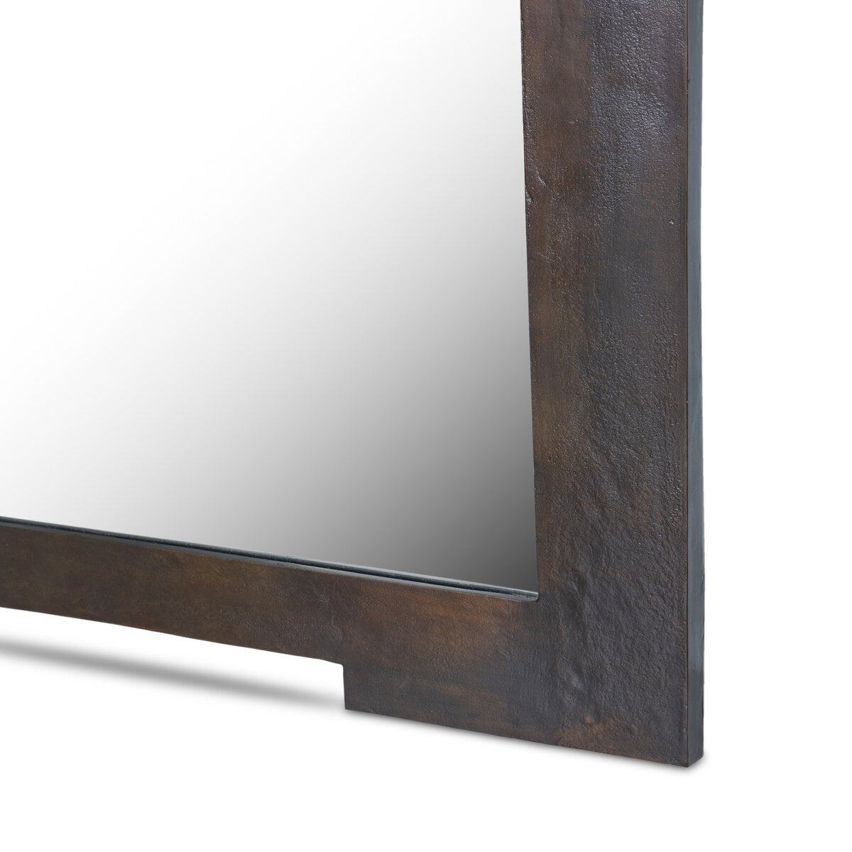 Easton Floor Mirror, Antique Rust