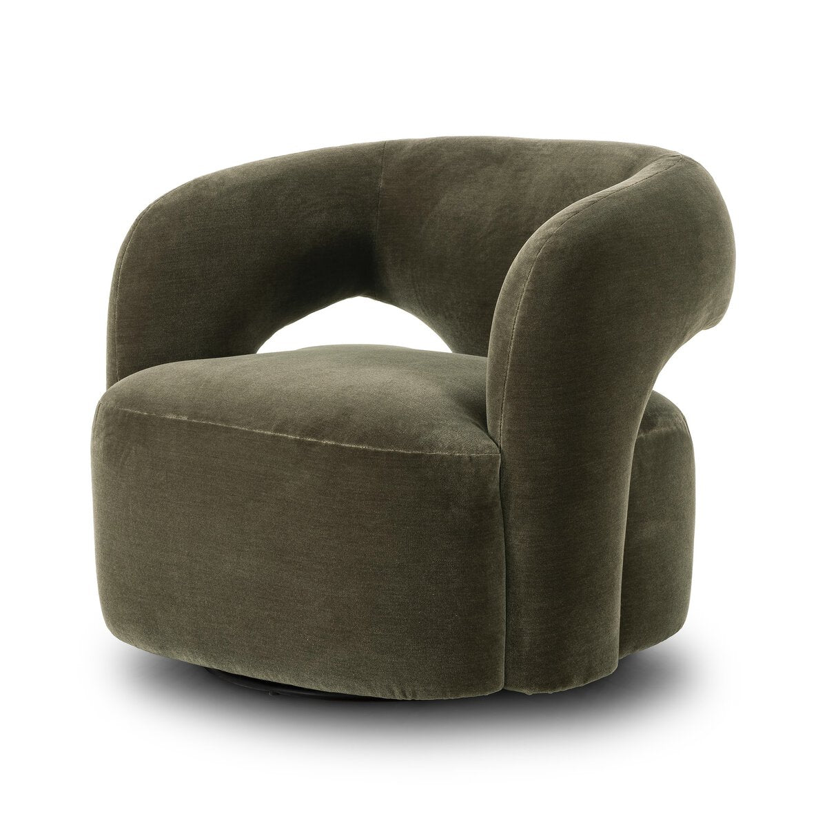 Moss swivel chair