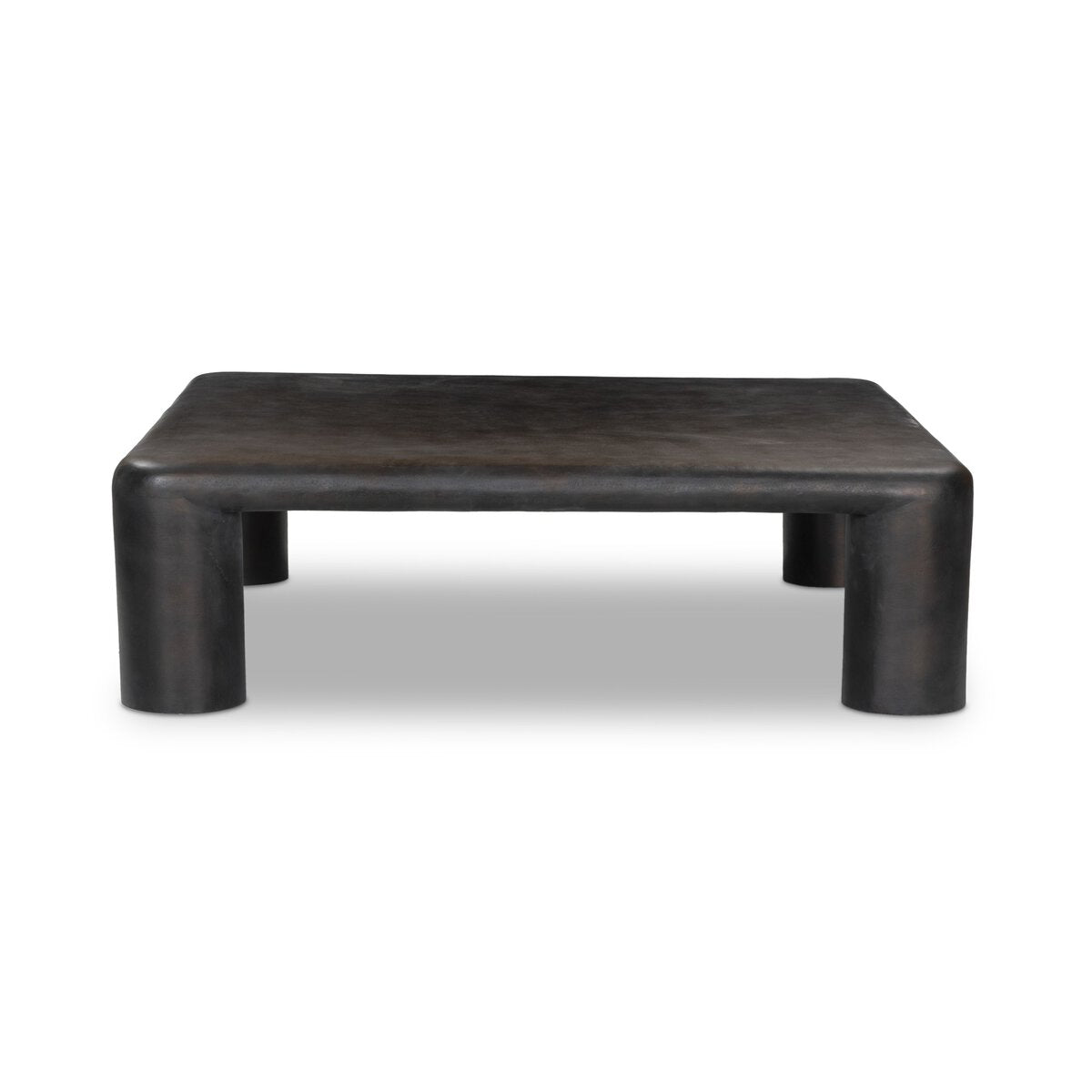 Thaddric Coffee Table - Bronzed Aluminum
