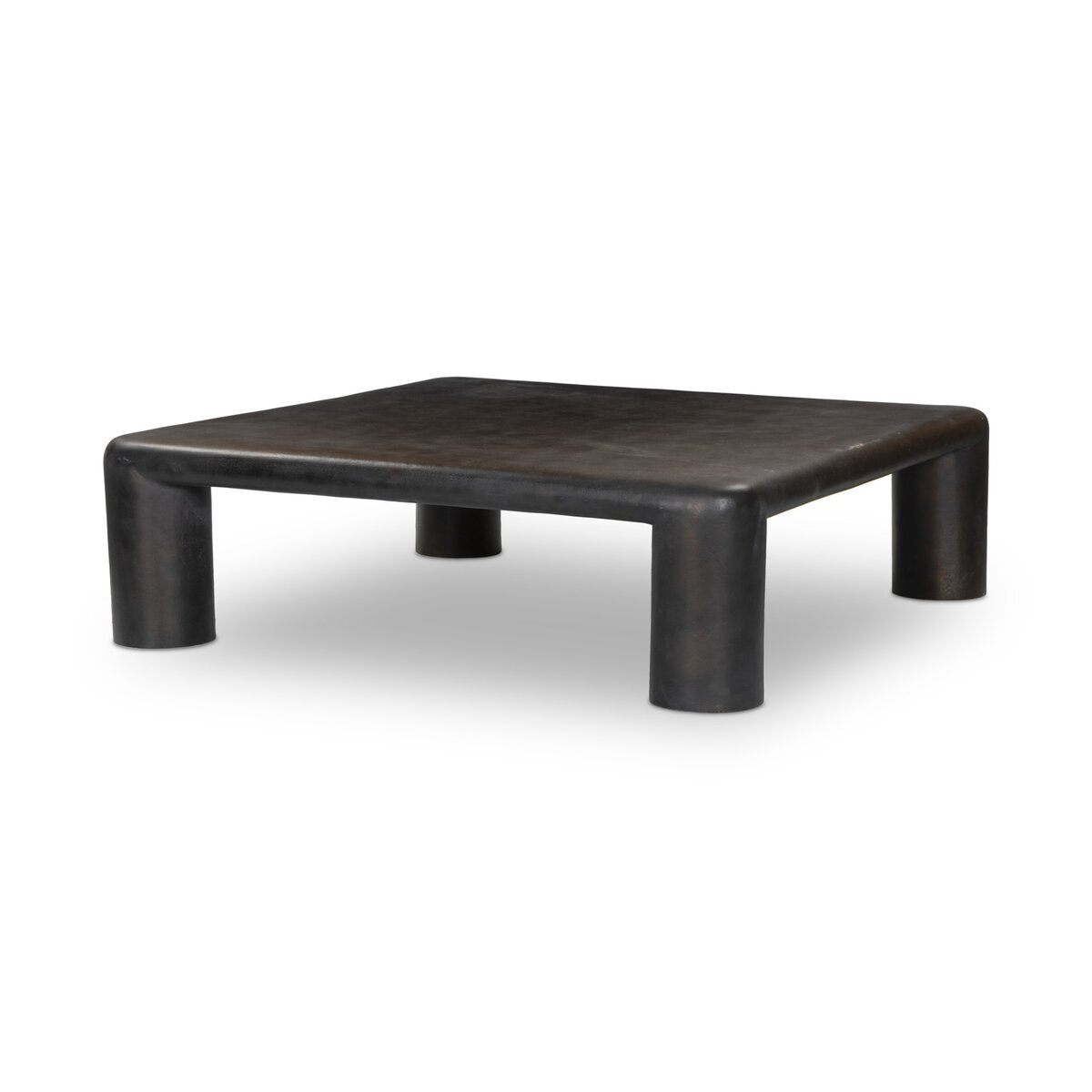 Thaddric Coffee Table - Bronzed Aluminum