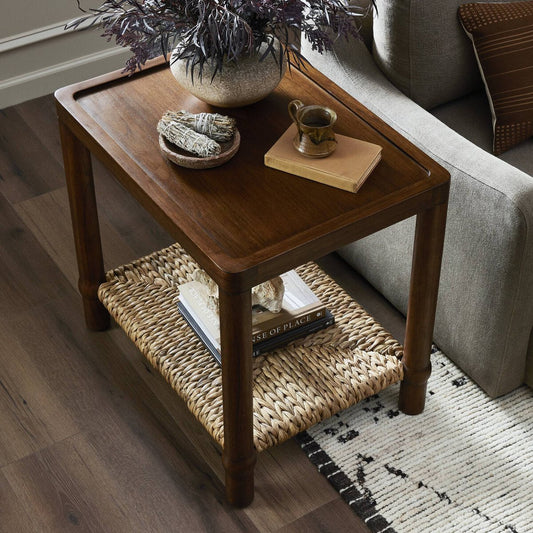 Gabriella End Table, Brown