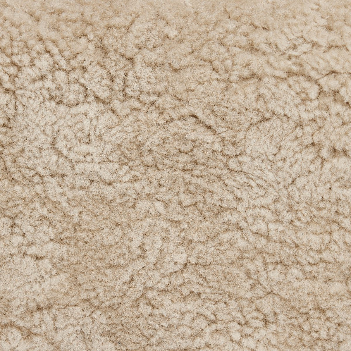 Bennett Accent Chair, Beige Shearling