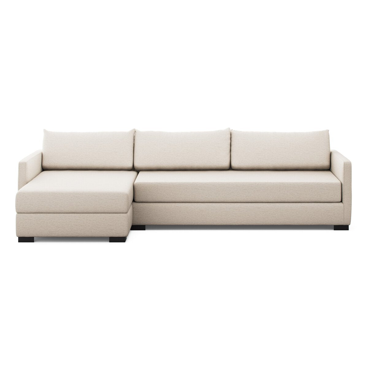 Wickham Left Sectional w/ Storage, Crypton Nomad Snow