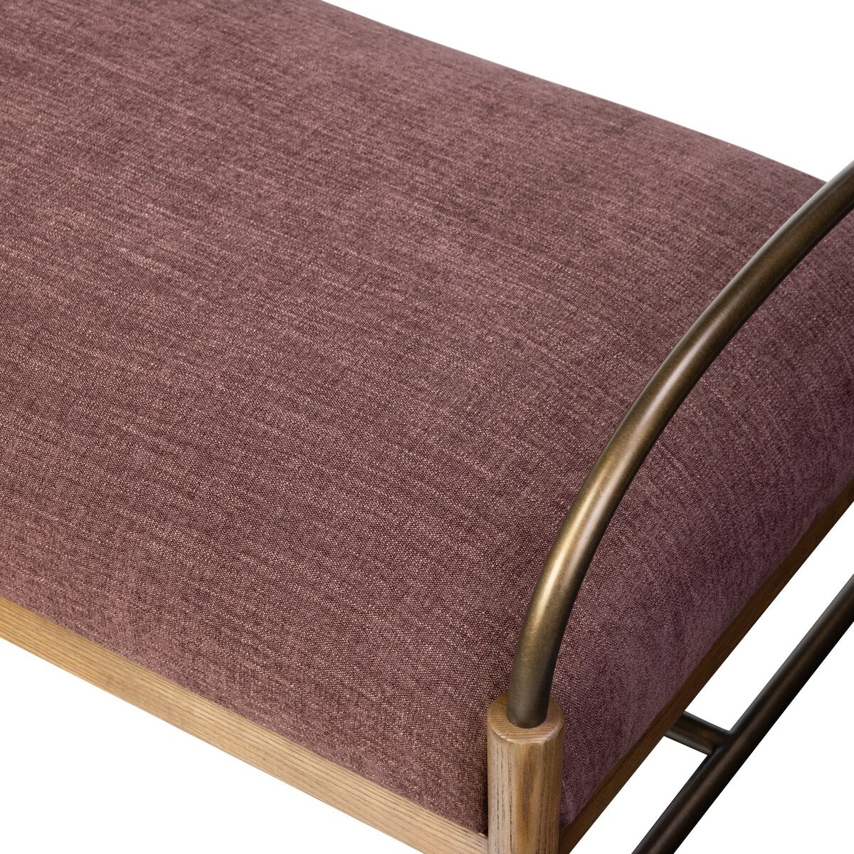 Dee 60" Bench, Plum