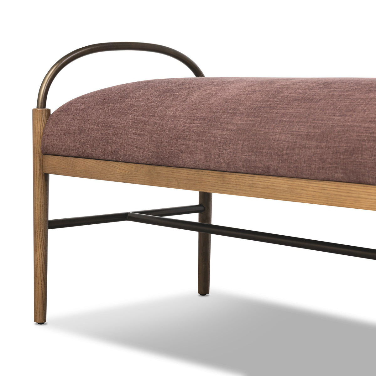 Dee 60" Bench, Plum