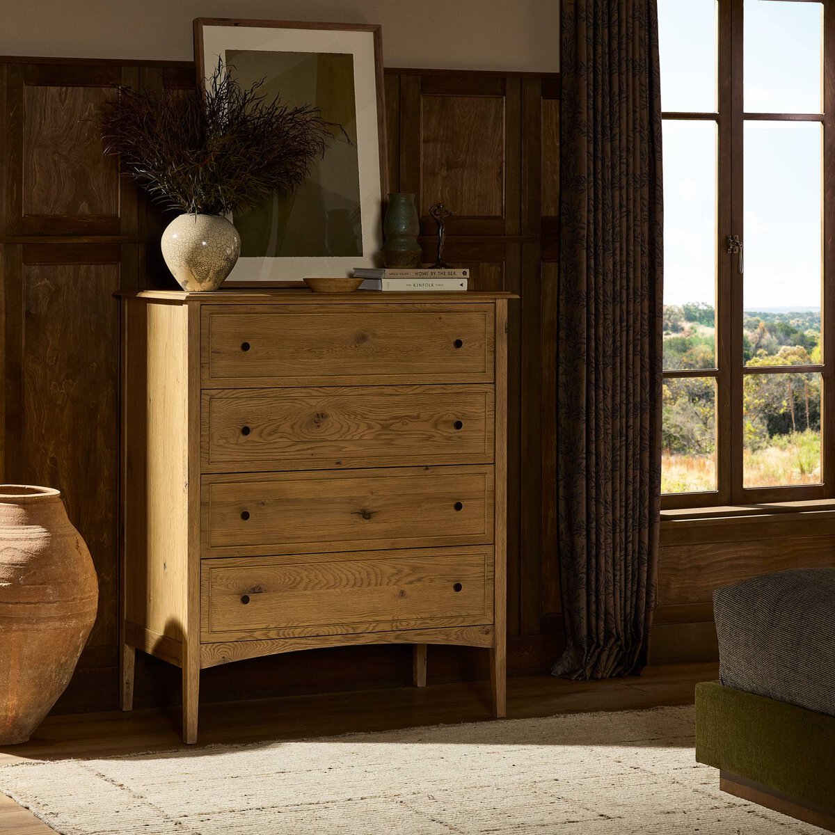 Maggie Tall Chest, Oak