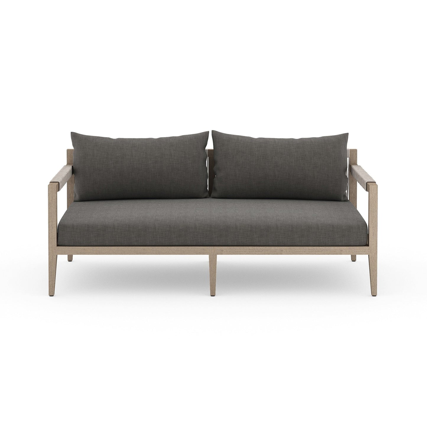 Sutton Outdoor Sofa, Washed Brown - Venao Grey