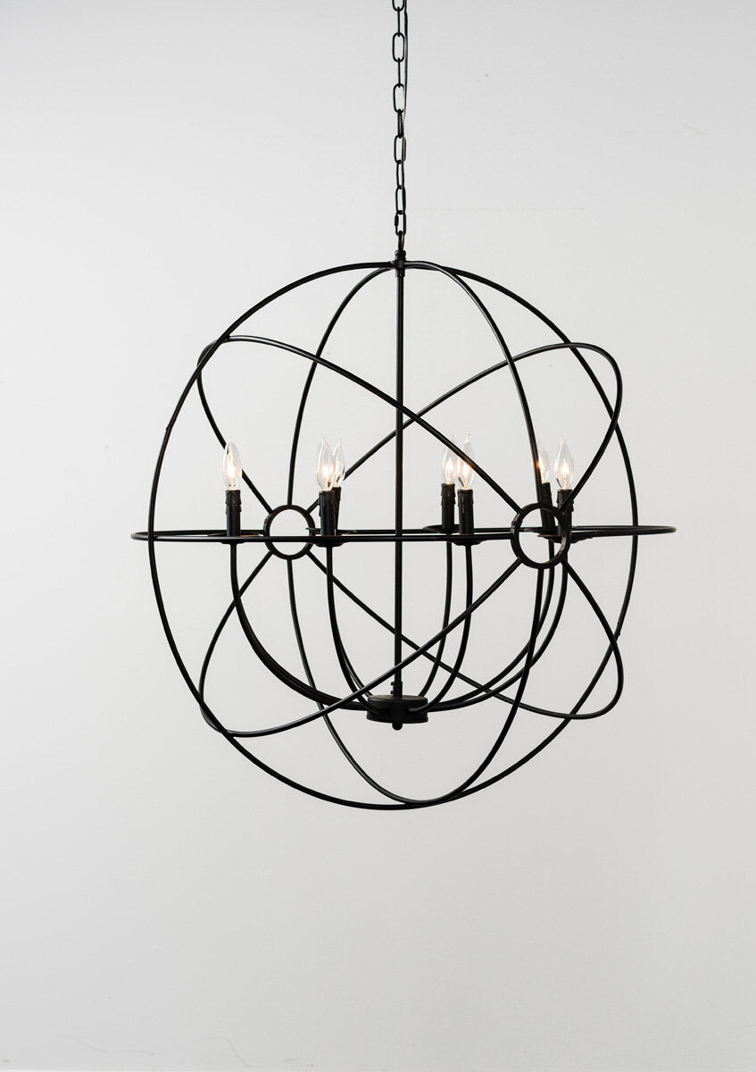 Derince Chandelier Large Black