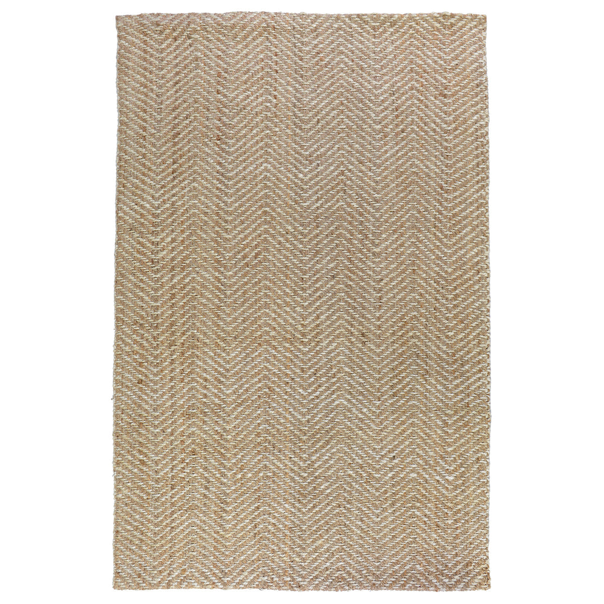 Herringbone Rug, Natural/ Ivory