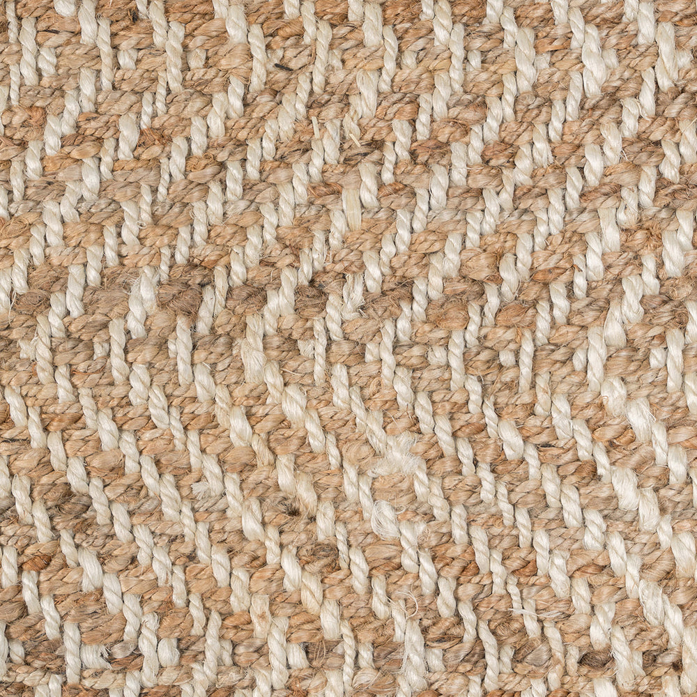 Herringbone Rug, Natural/ Ivory