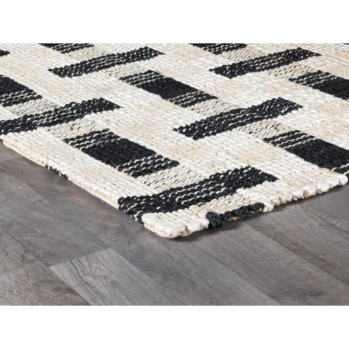 2x3 Pres Rug, Black