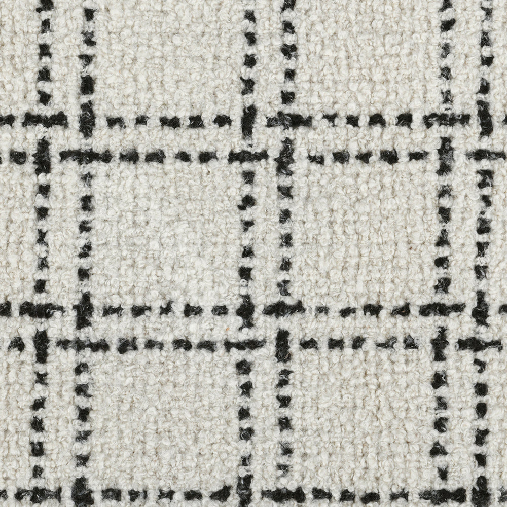 
                  
                    Beatrice Checkered Rug, Black
                  
                