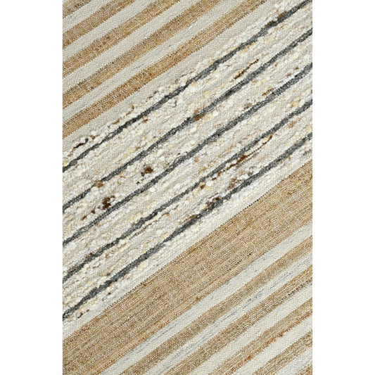 9x12 Pego Stripe Natural Multi Rug