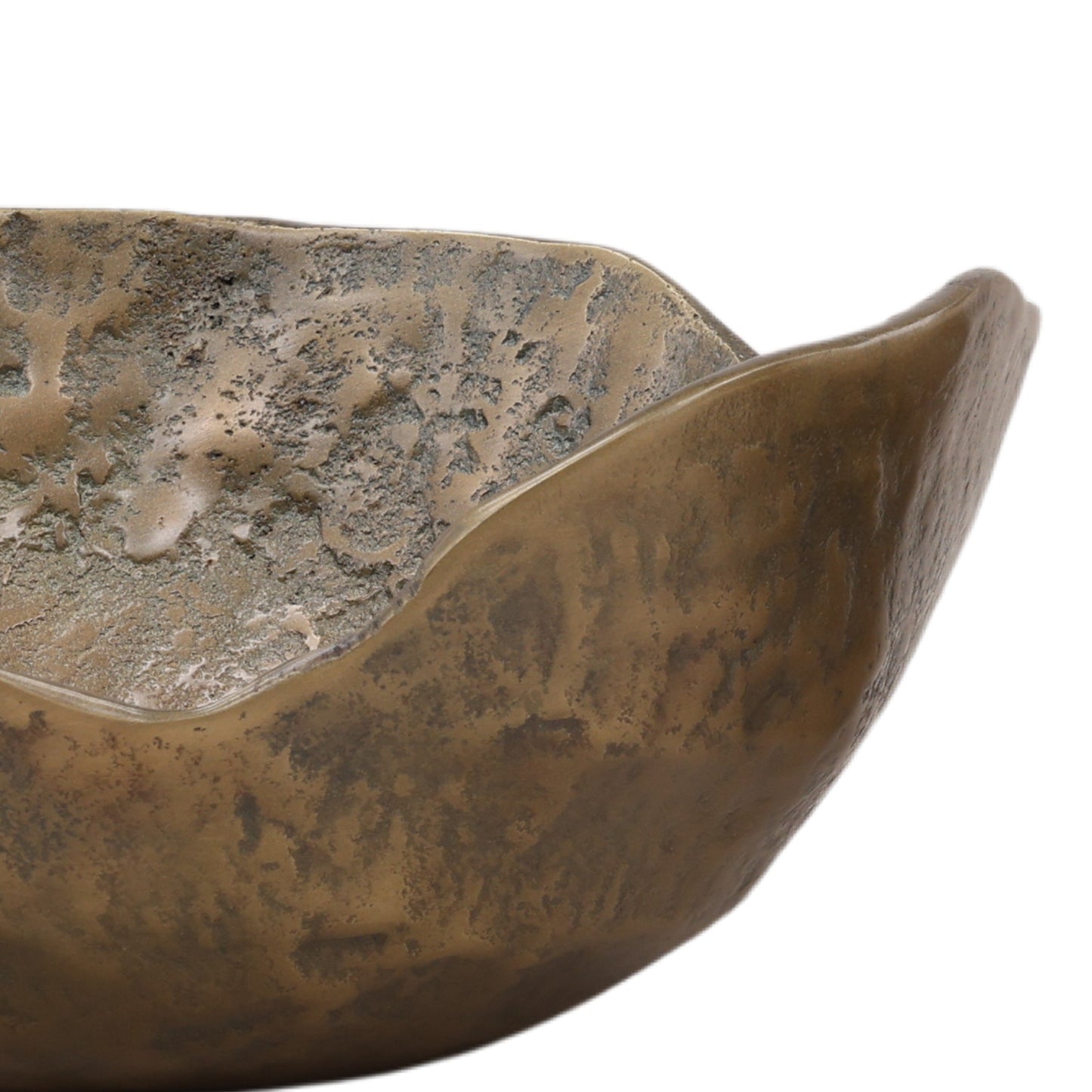 Damara Bowl Set of 2 Antique Brass