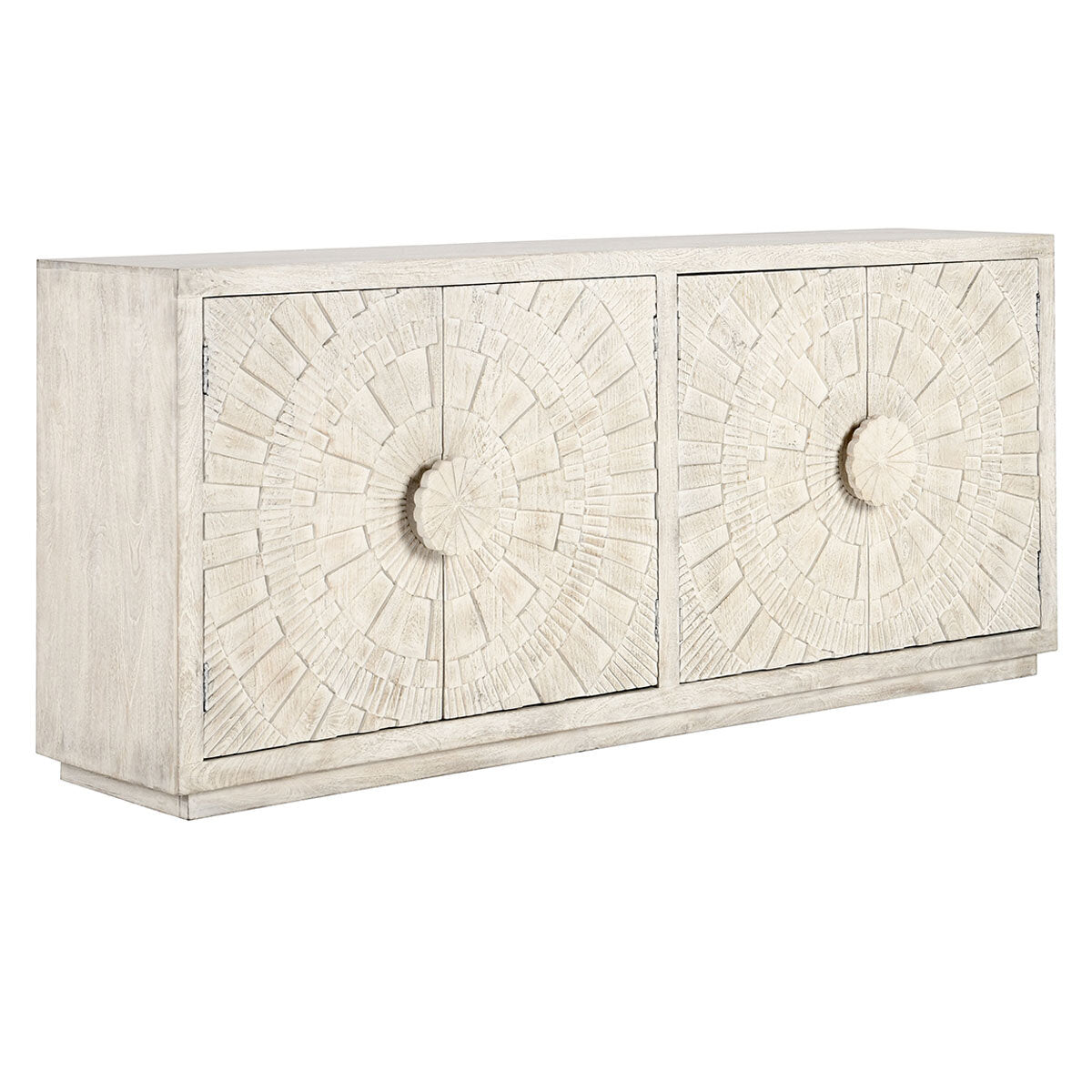Aethelred 4 Door Cabinet Coastal White