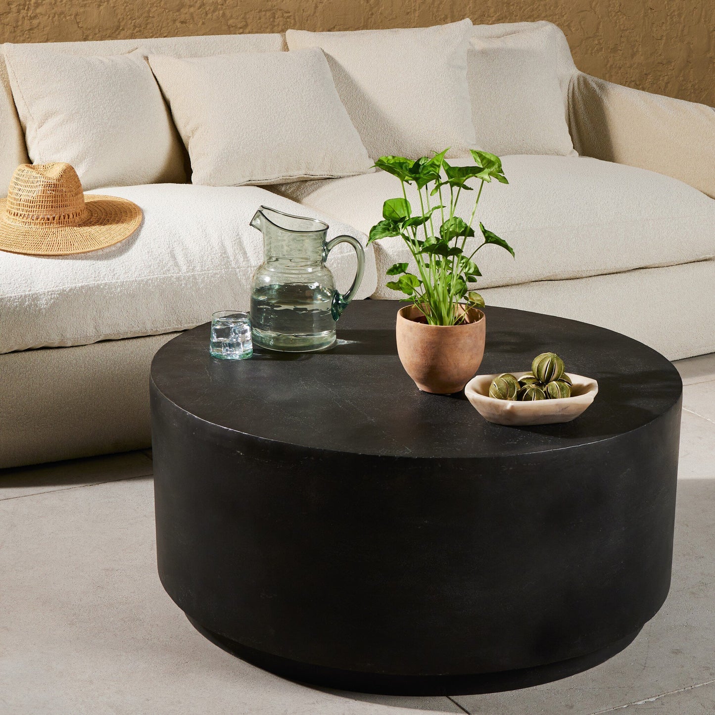 Jarlwood Outdoor Coffee Table - Aged Grey