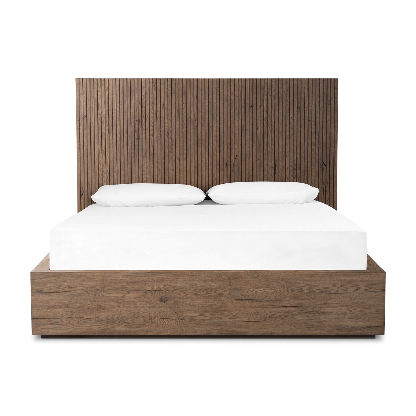 Leofwin Bed - Rustic Grey
