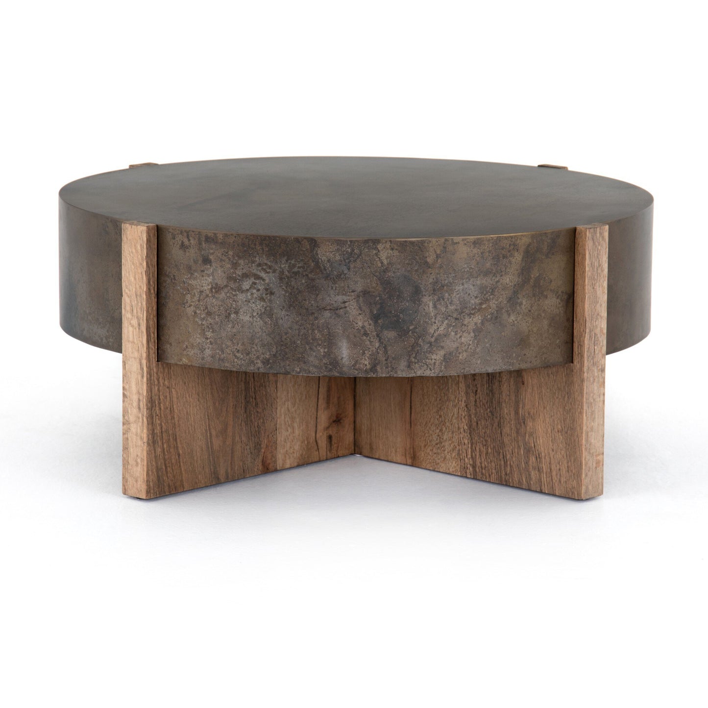 Baldwin Coffee Table - Rustic Oak Veneer