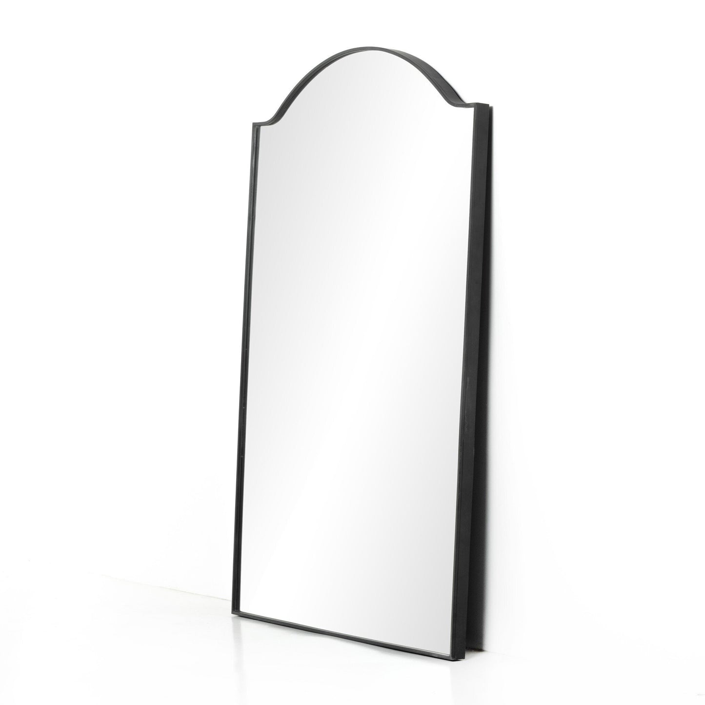 Jarlwin Floor Mirror - Antique Brass
