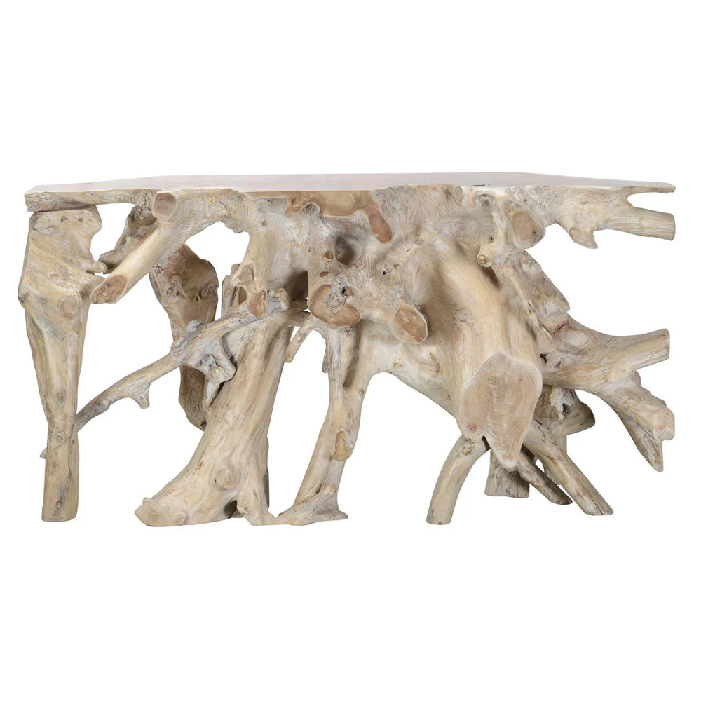 Teak Root Console