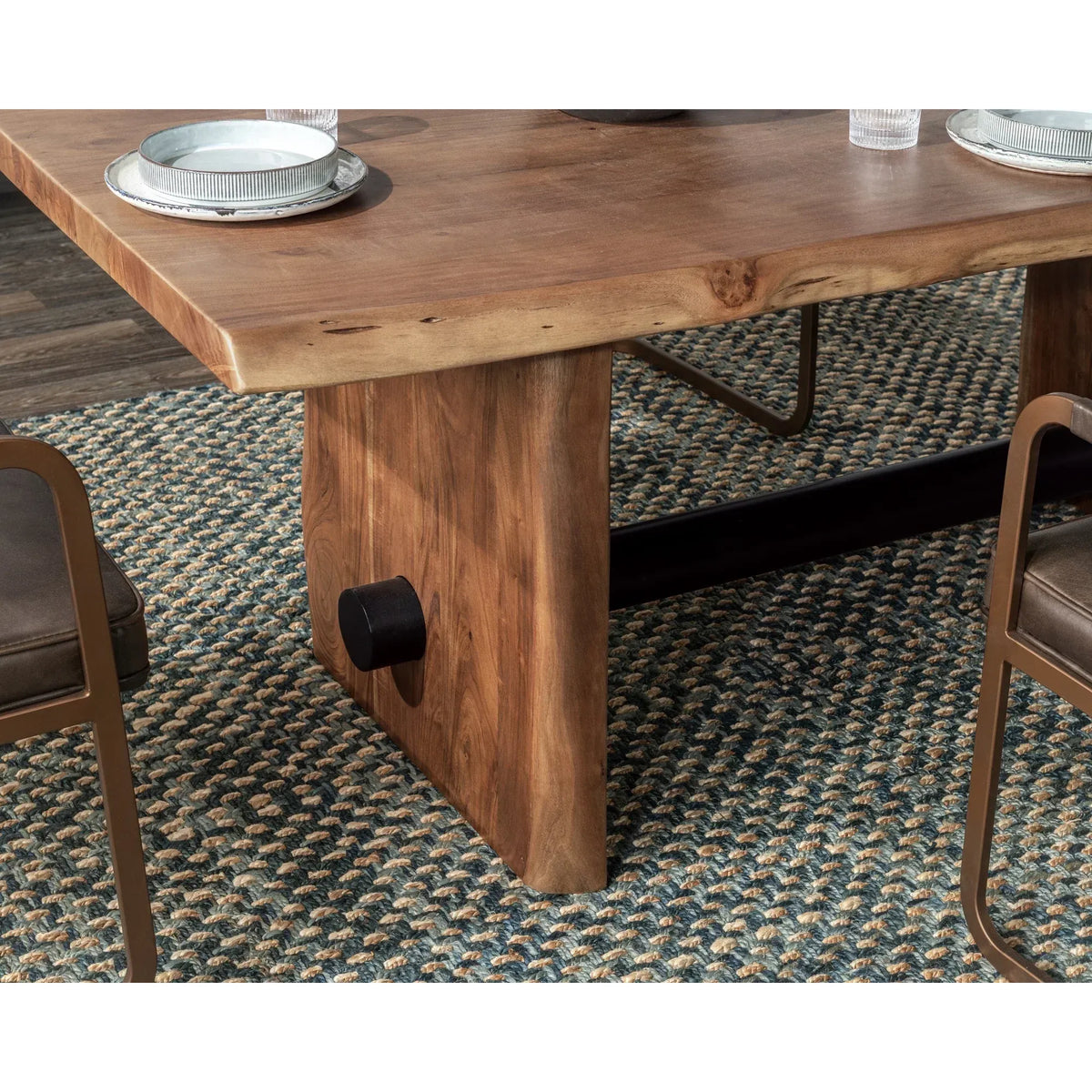 Brinton 80" Dining Table, Brown