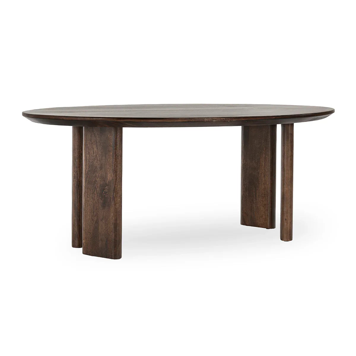Norwood 78" Dining Table Bark Brown
