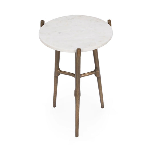 Halley Side Table, White