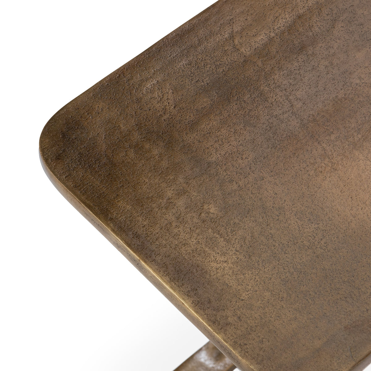 Geanna Side Table, Brass