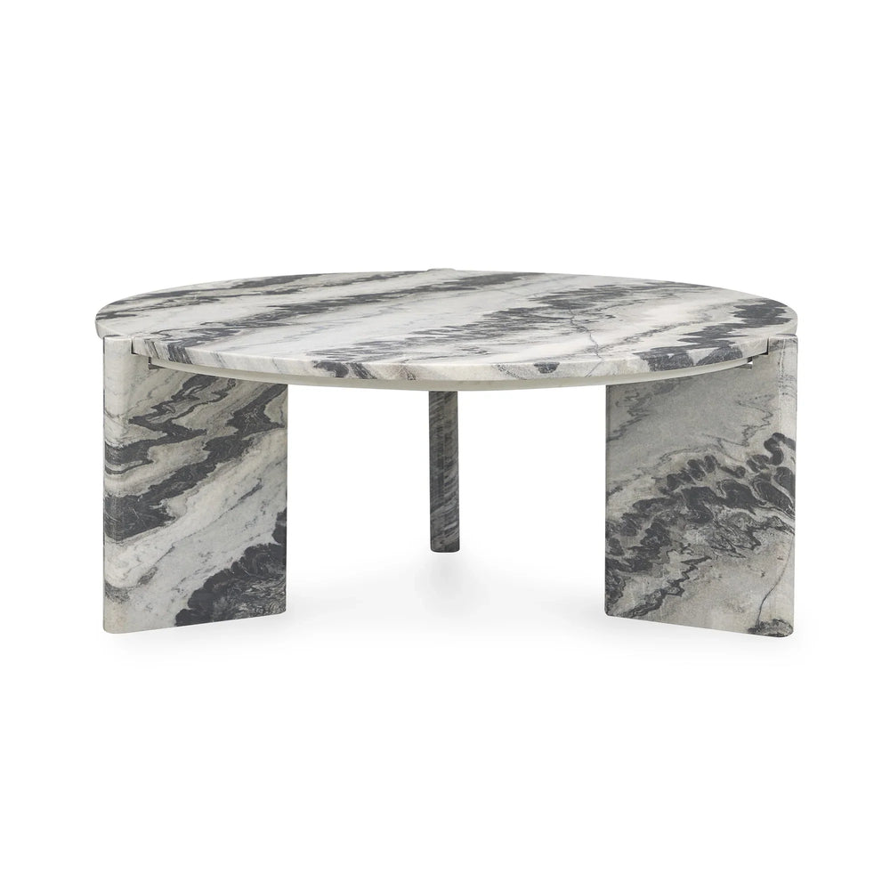 
                  
                    Zayden Round Marble Coffee Table
                  
                