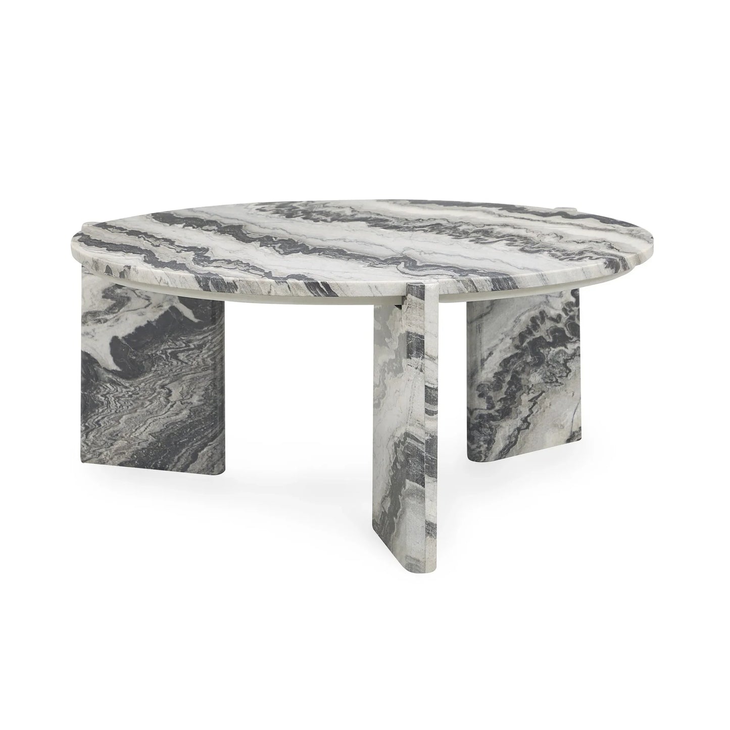 Zayden Round Marble Coffee Table