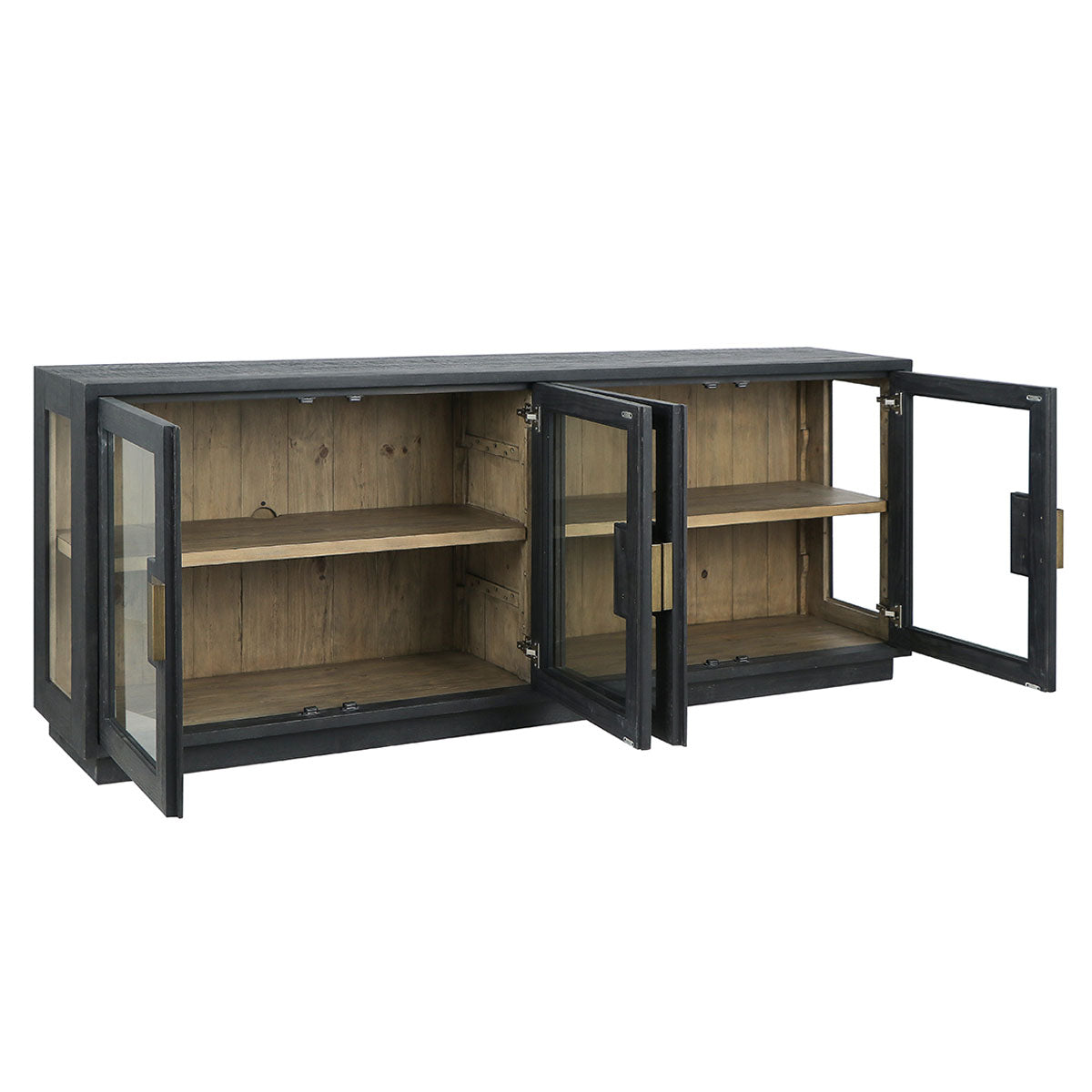 Lars 4 Dr Sideboard, Black
