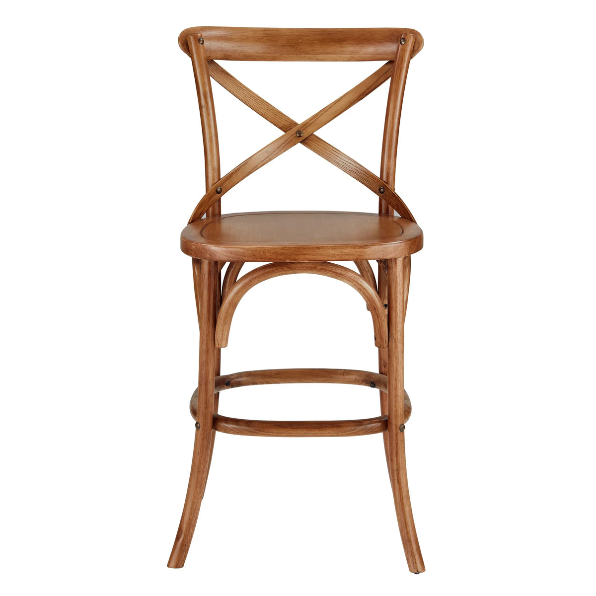Xback Counter Stool, Medium Brown