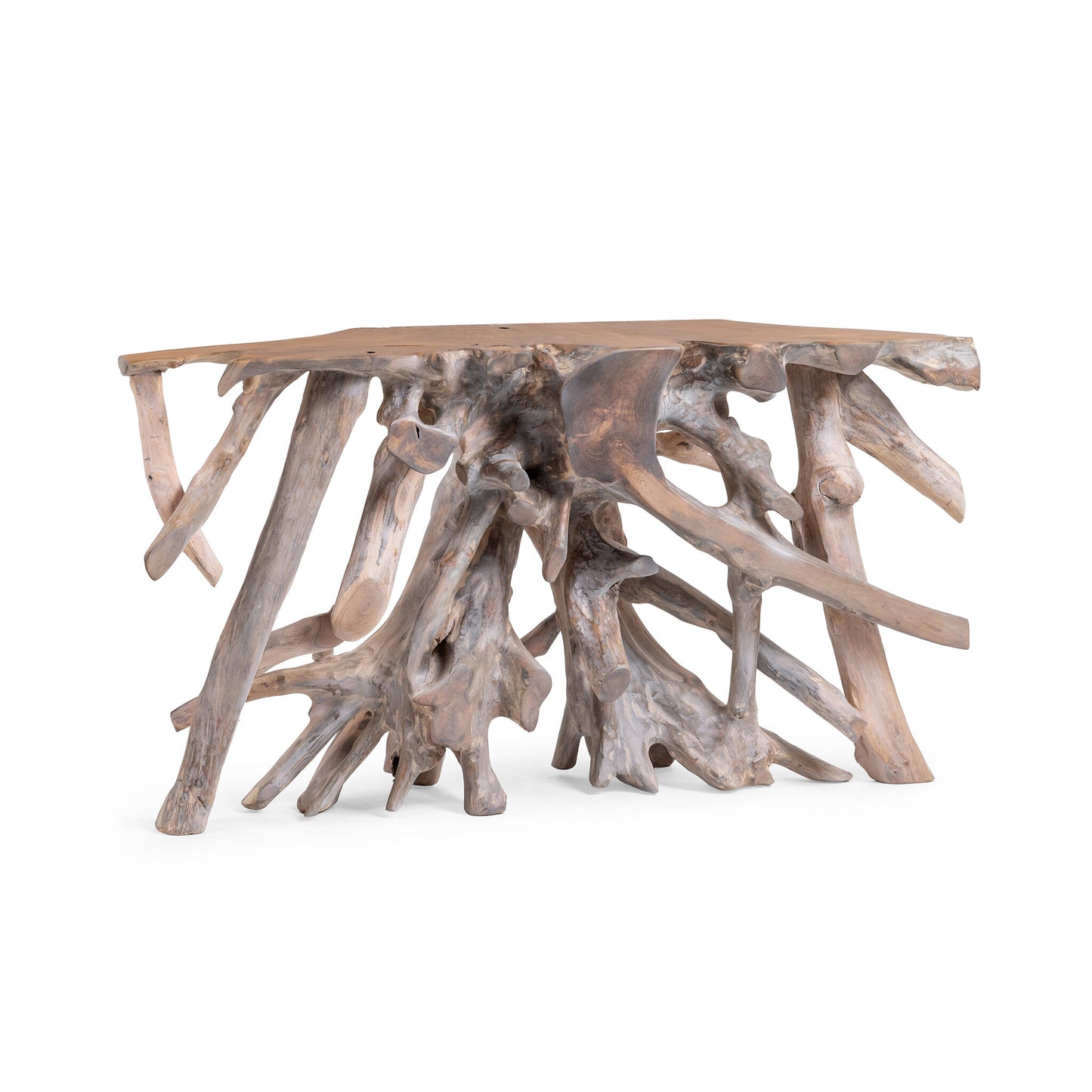 Cypress Console Table 70-71" Natural White Wash